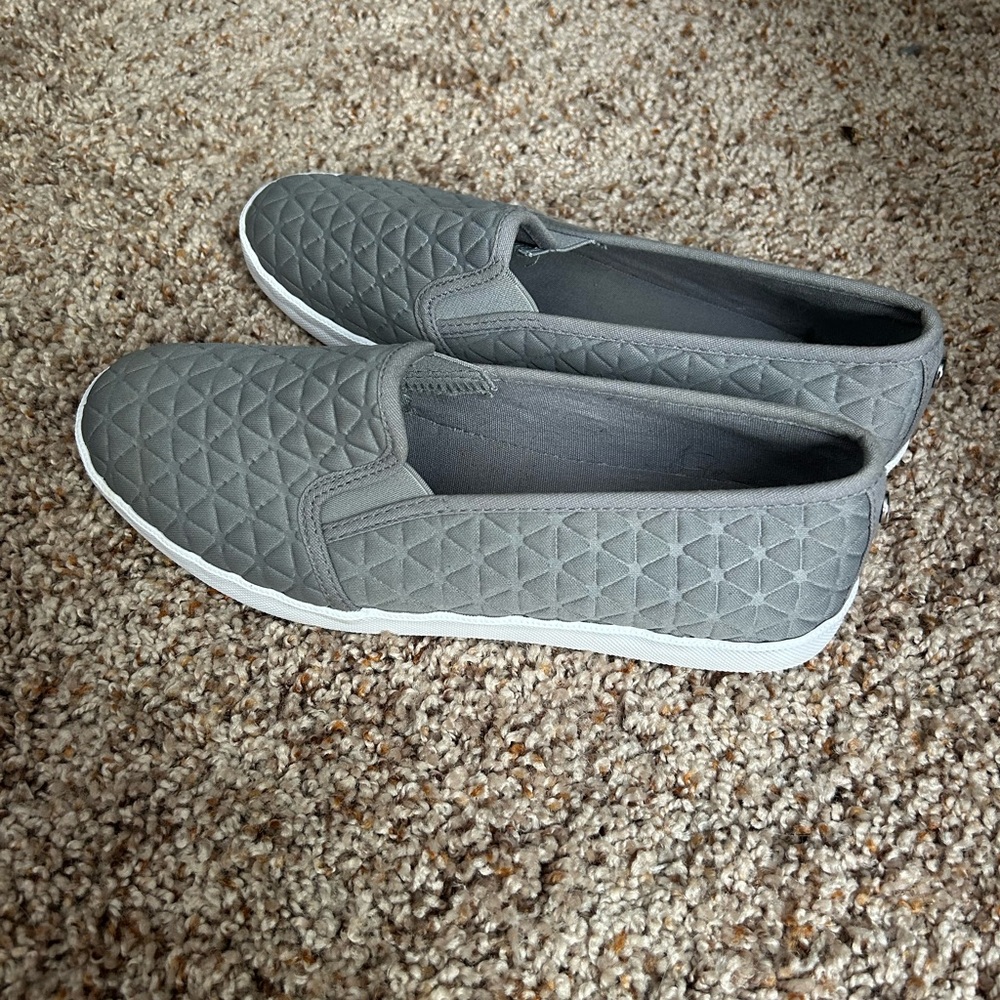 Nautica Gray Quilted Women's Loafers - NWOT